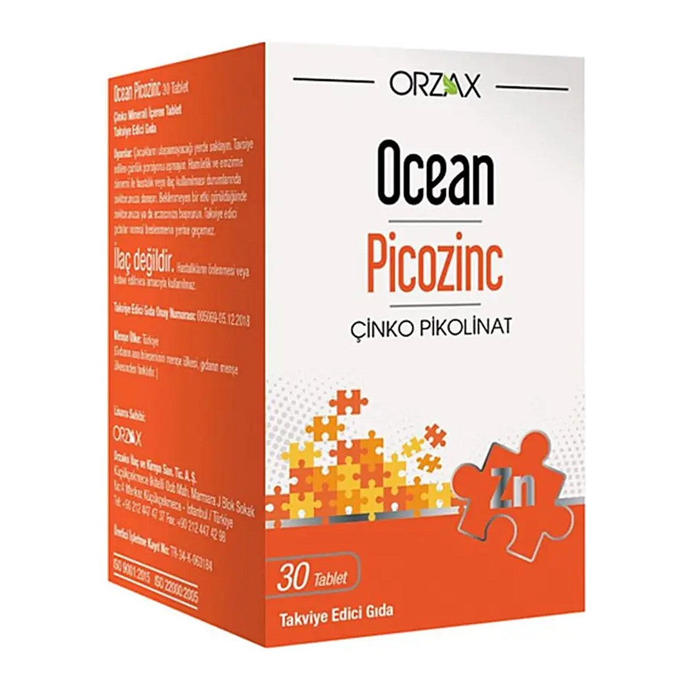 Оушън Пикозинк, 30 таблетки – Ocean Picozinc, 30 tablets