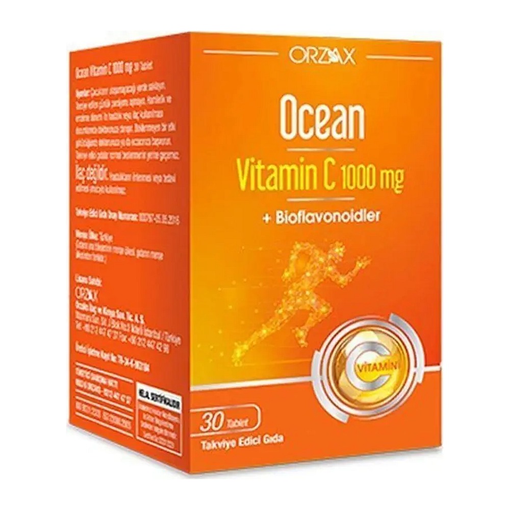 Оушън Витамин C 1000 mg, 30 таблетки – Ocean Vitamin C 1000 mg, 30 tablets