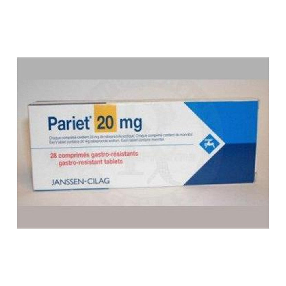 Париет 20 mg, 28 стомашно-устойчиви таблетки – Pariet 20 mg, 28 gastro-resistant tablets