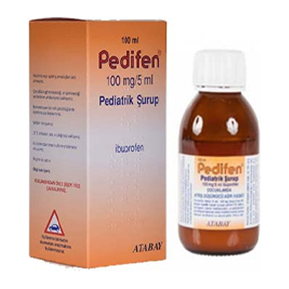 Педифен сироп 100 mg/5 ml, 100 ml – Pedifen syrup 100 mg/5 ml, 100 ml