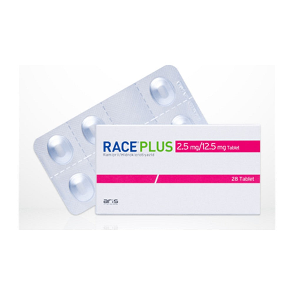 Рейс Плюс 2,5 mg/12,5 mg, 28 таблетки – Race Plus 2.5 mg/12.5 mg, 28 tablets