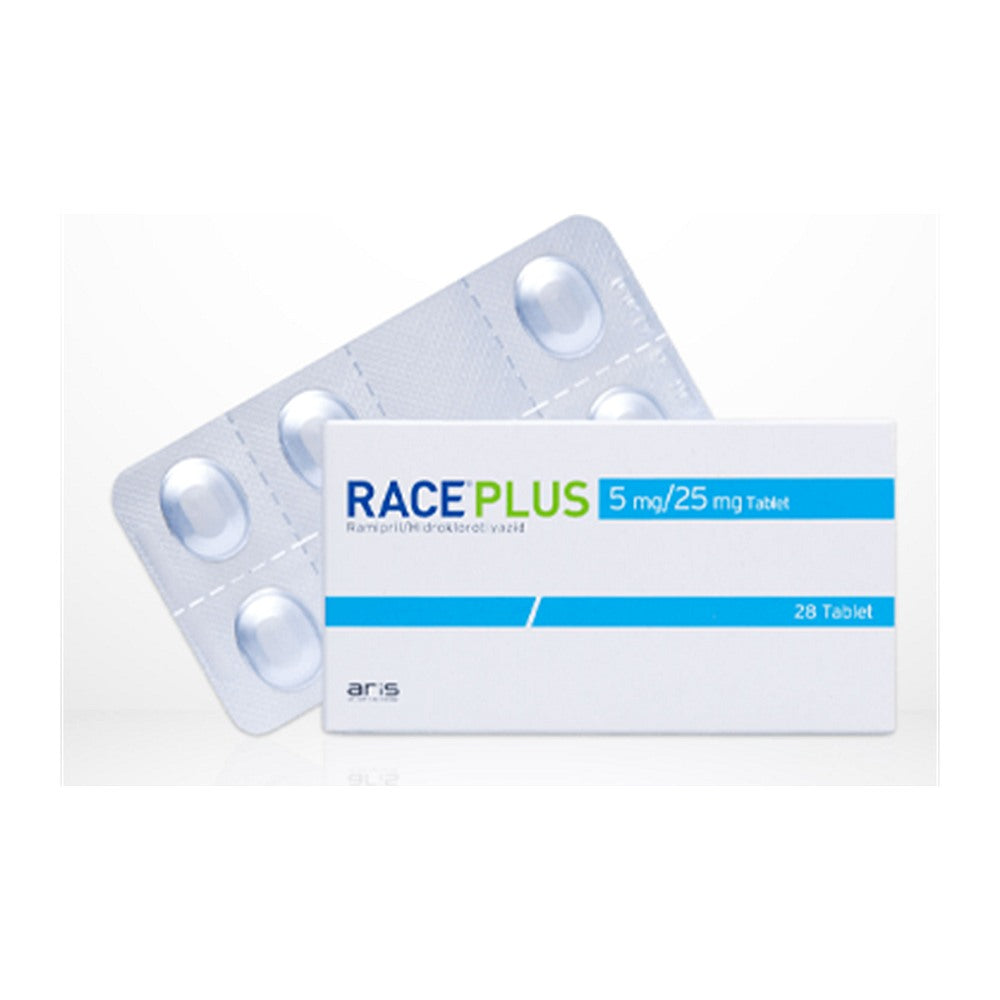 Рейс Плюс 5 mg/25 mg, 28 таблетки – Race Plus 5 mg/25 mg, 28 tablets