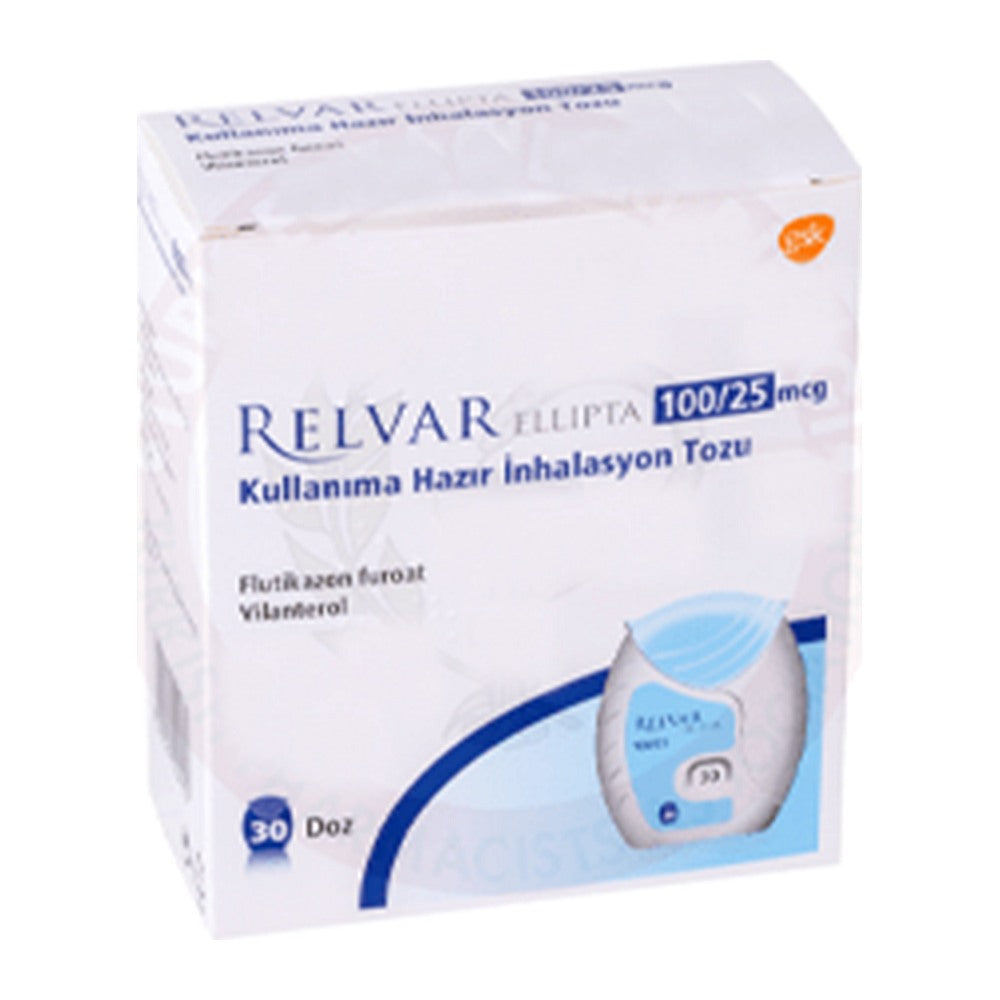 Релвар Елипта 100/25 mcg, 30 дози – Relvar Ellipta 100/25 mcg, 30 doses