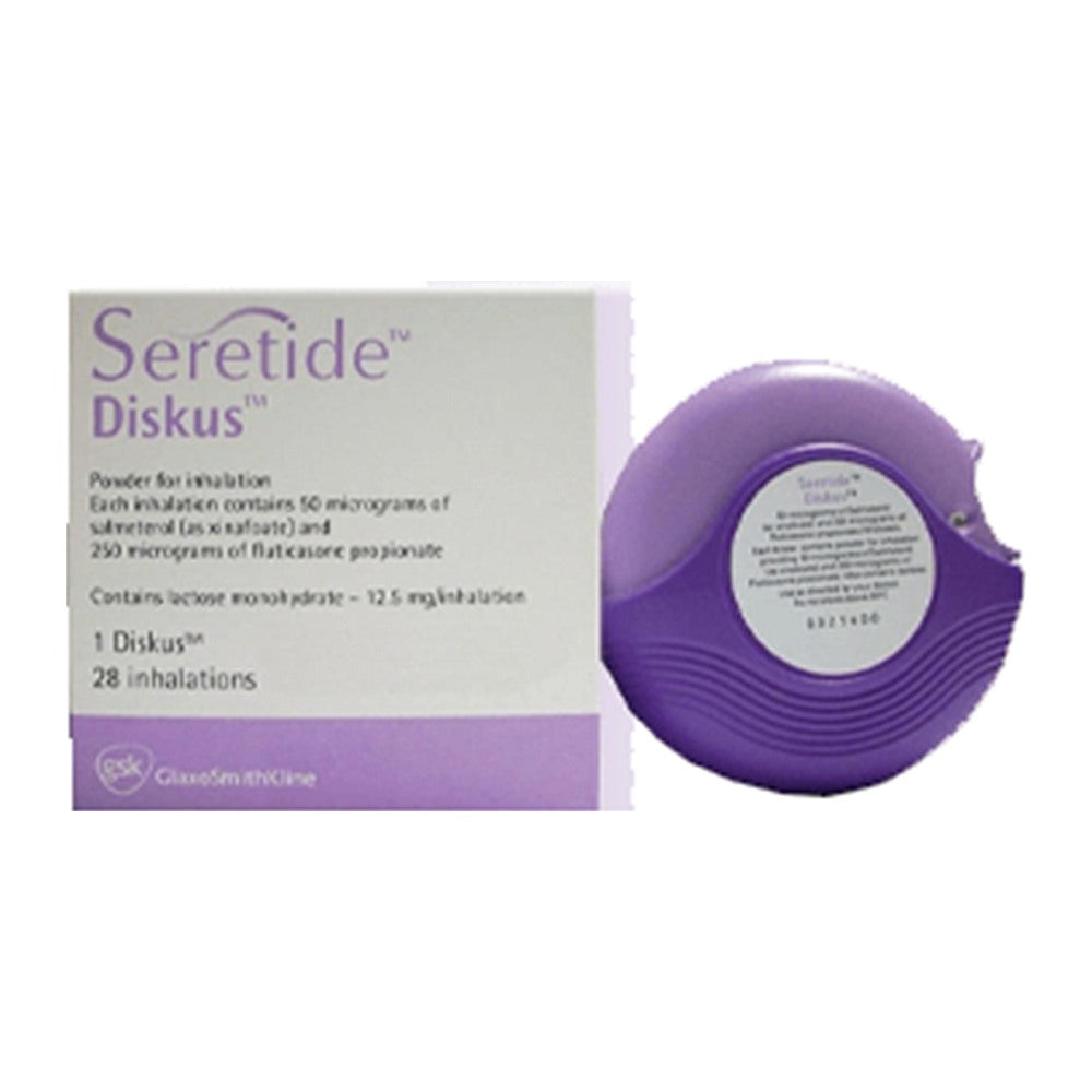 Серетид Дискус 250 mcg, 60 дози – Seretide Diskus 250 mcg, 60 doses