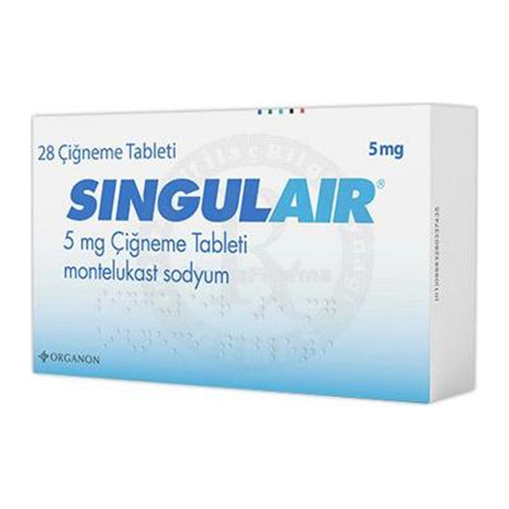 Сингулер 5 mg, 28 таблетки за дъвчене – Singulair 5 mg, 28 chewable tablets