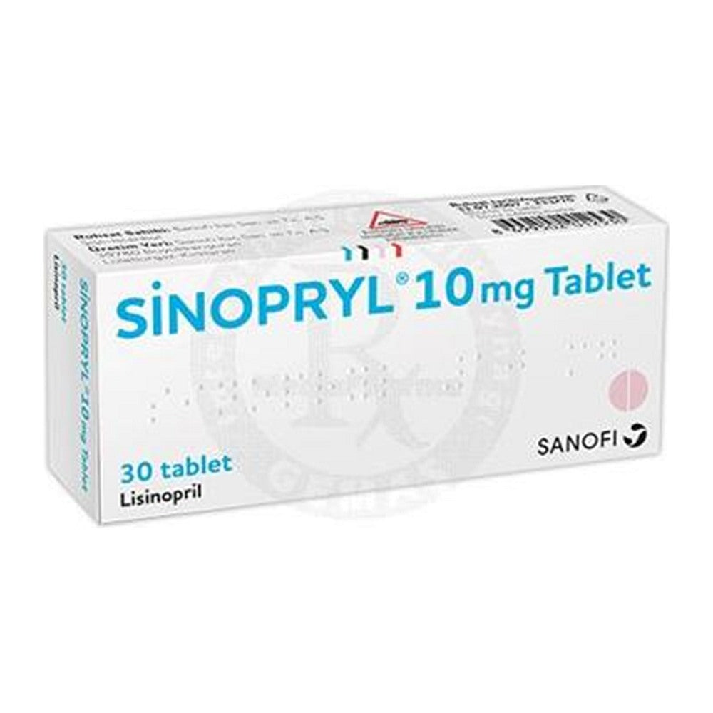 Синоприл 10 mg, 30 таблетки – Sinopryl 10 mg, 30 tablets