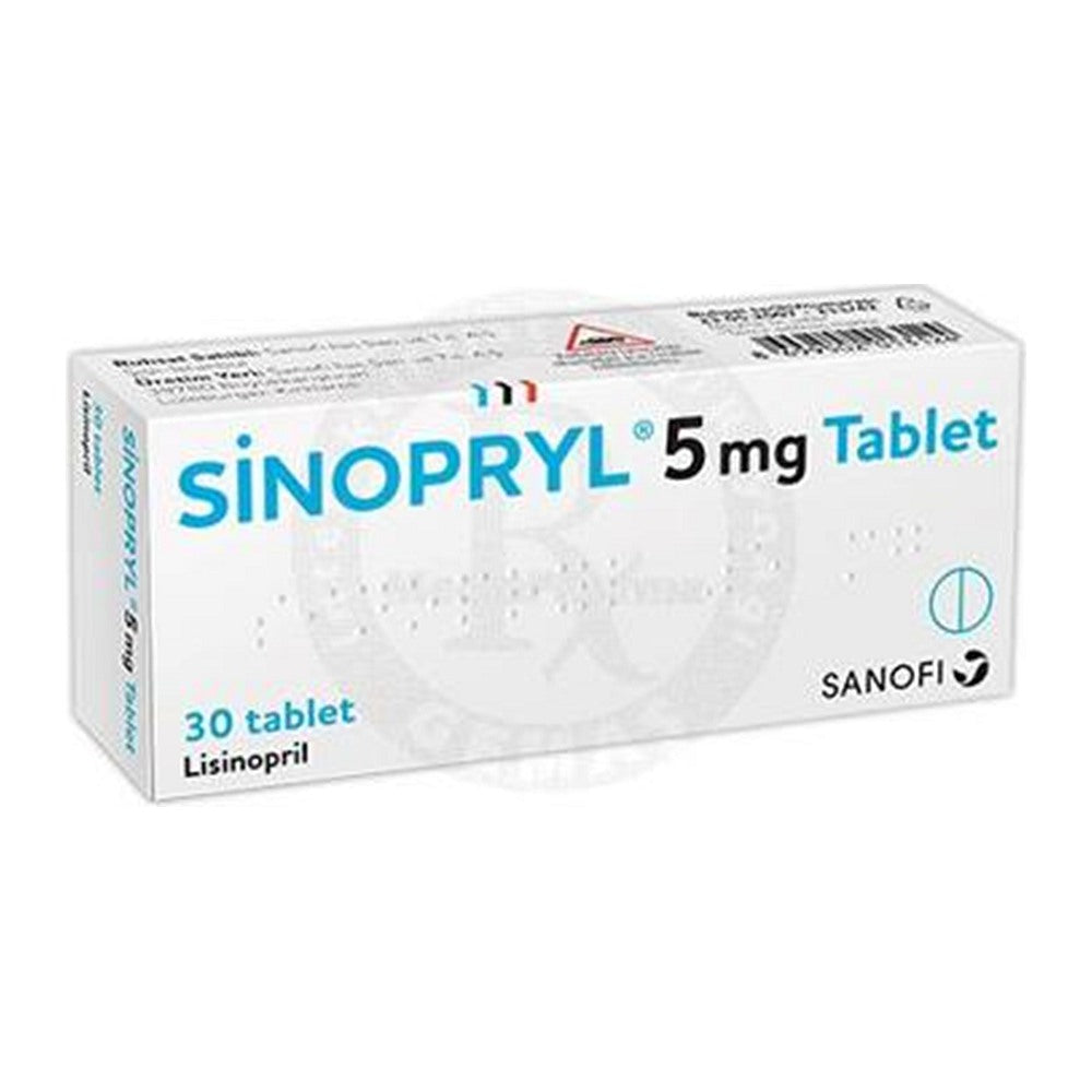 Синоприл 5 mg, 30 таблетки – Sinopryl 5 mg, 30 tablets