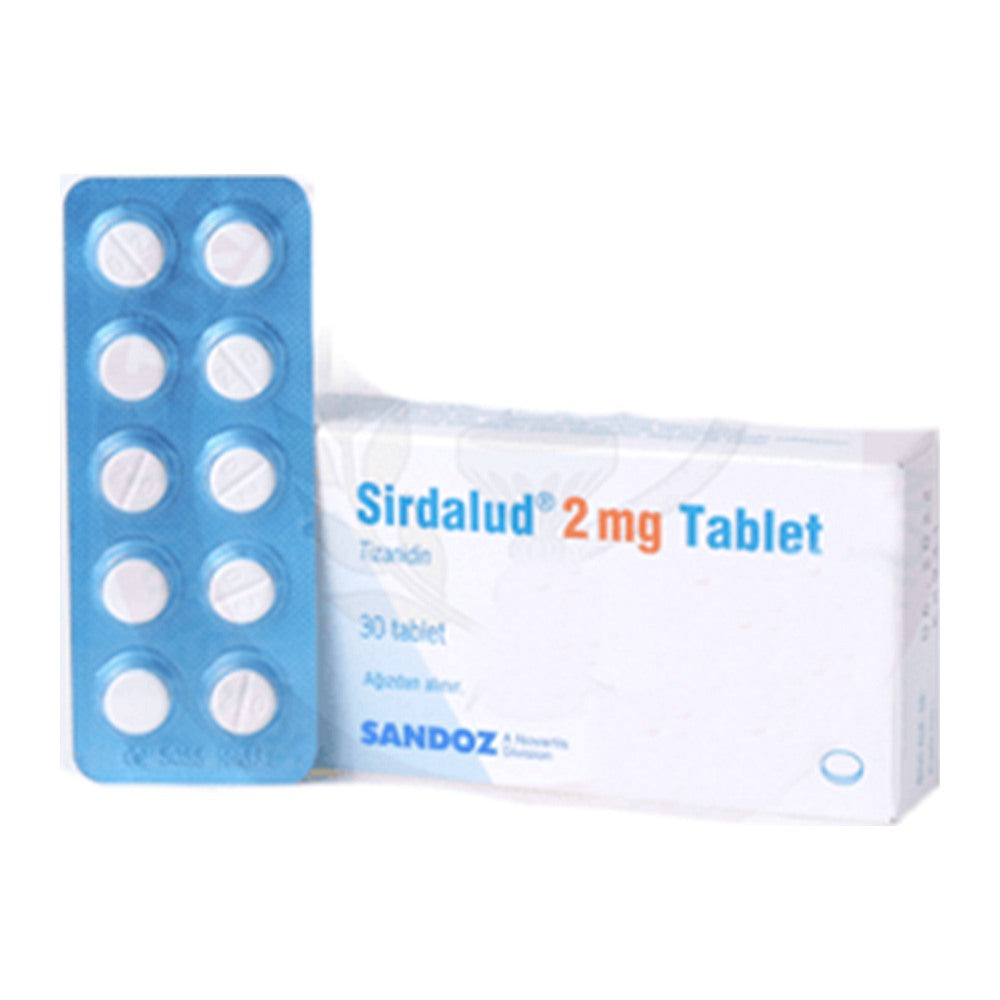 Сирдалуд 2 mg, 30 таблетки – Sirdalud 2 mg, 30 tablets