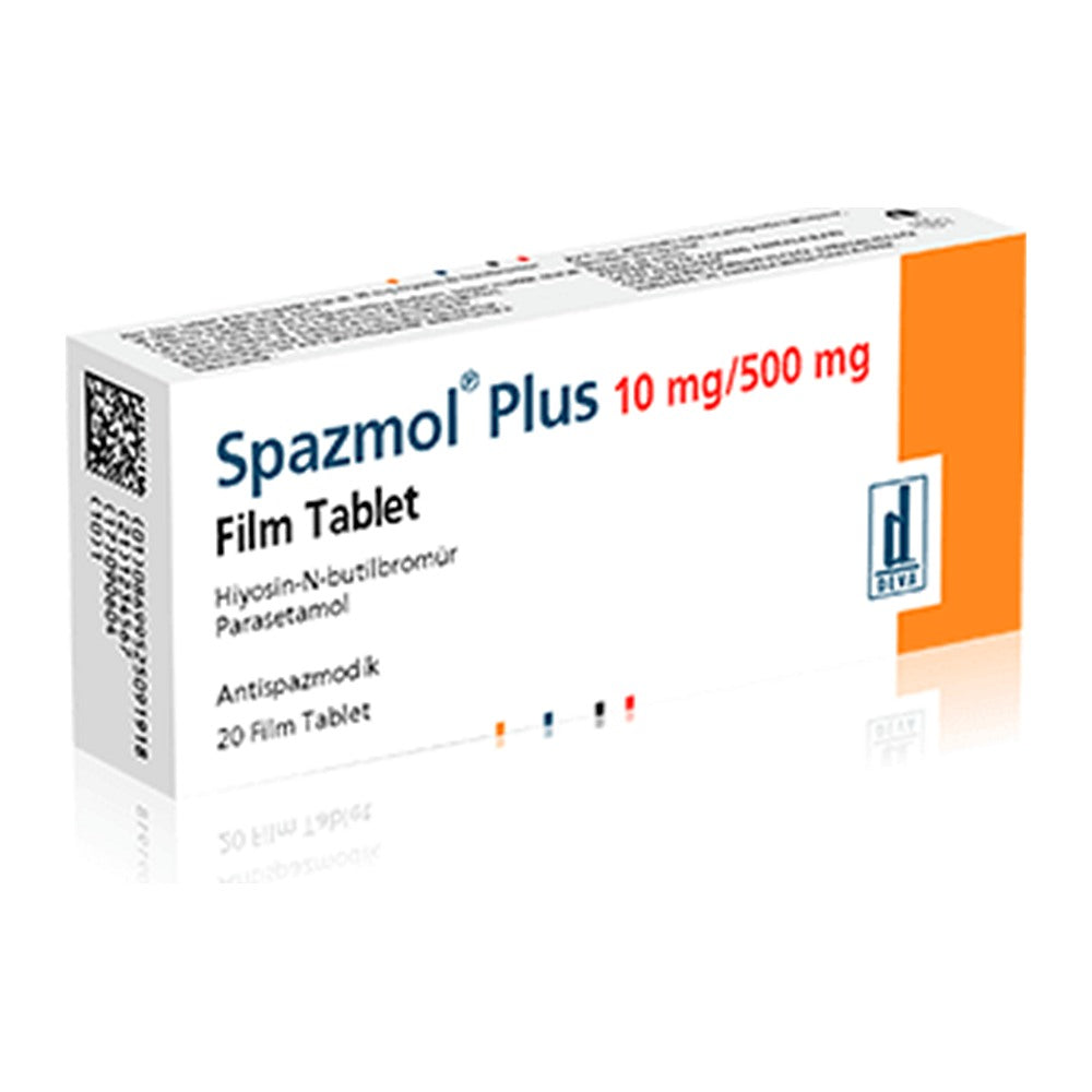 Спазмол Плюс 10 mg/500 mg, 20 филмирани таблетки – Spazmol Plus 10 mg/500 mg, 20 film-coated tablets