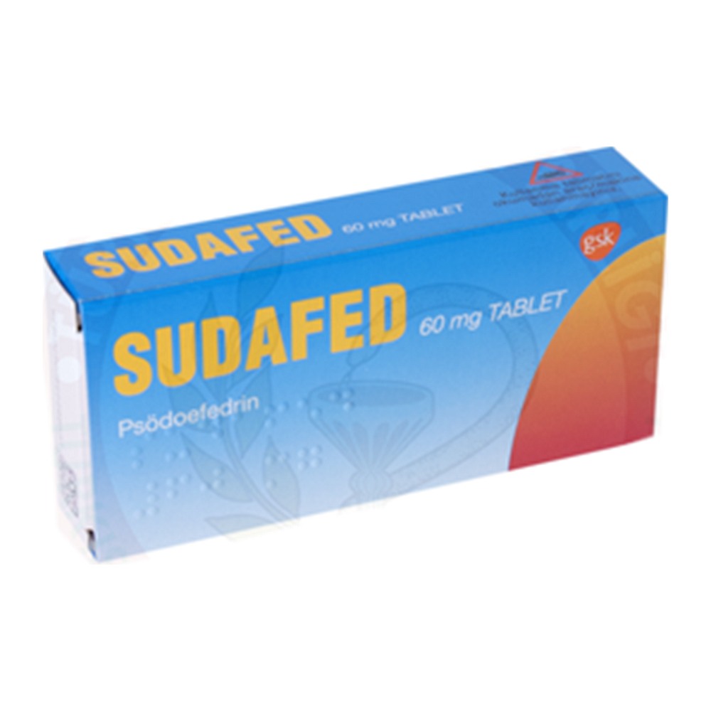 Судафед 60 mg, 30 таблетки – Sudafed 60 mg, 30 tablets