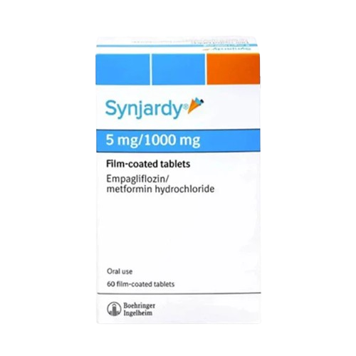 СИНДЖАРДИ / Synjardy 5 mg/1000 mg, 60 таблетки - Turko Pharma