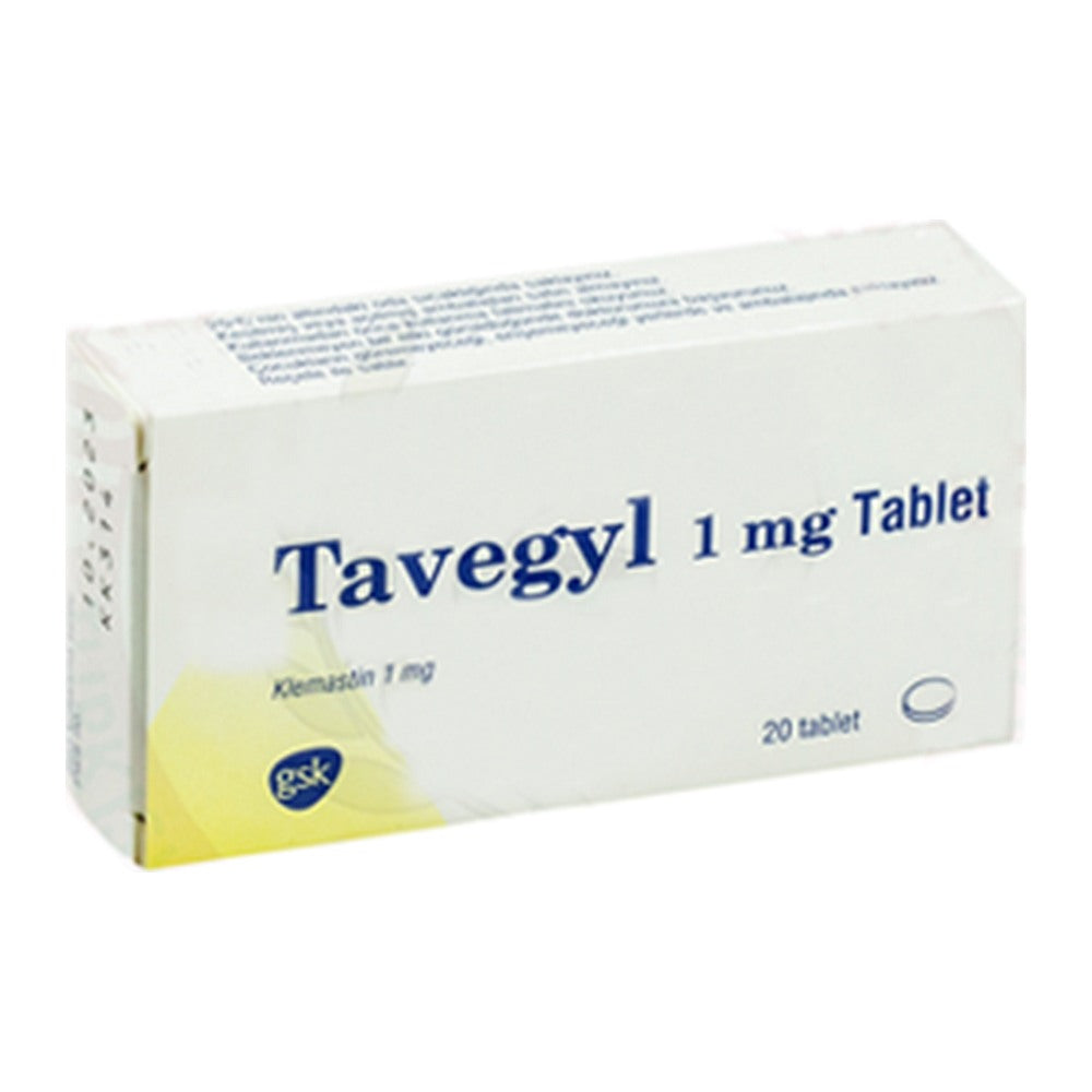 Тавегил 1 mg, 20 таблетки – Tavegyl 1 mg, 20 tablets