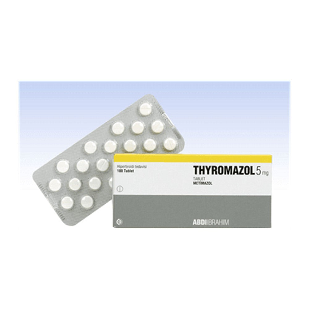 Тиромазол 5 mg, 100 таблетки – Thyromazol 5 mg, 100 tablets