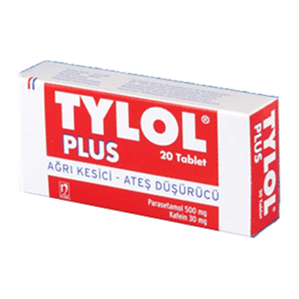 Тайлол Плюс 500 mg/30 mg, 20 таблетки – Tylol Plus 500/30 mg, 20 tablets