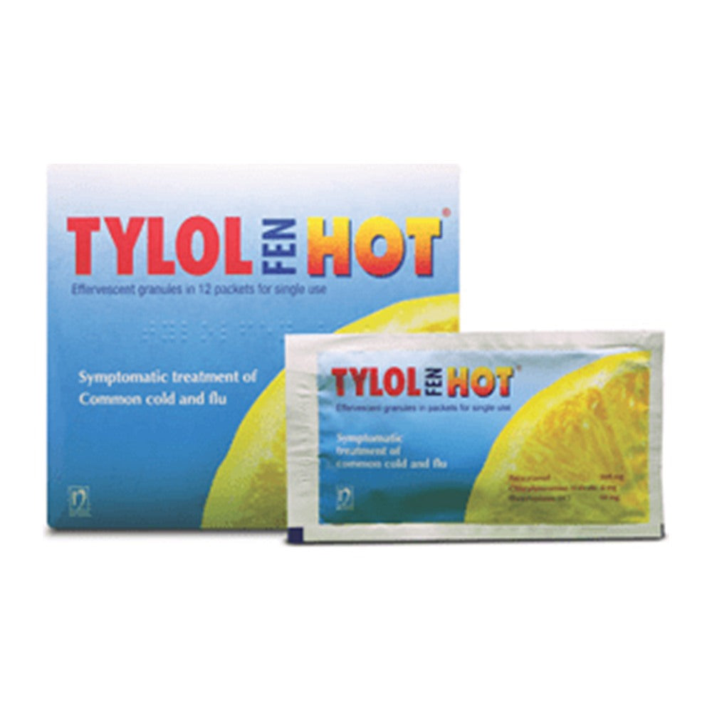 Тайлолфен Хот, 12 сашета – Tylolfen Hot, 12 sachets
