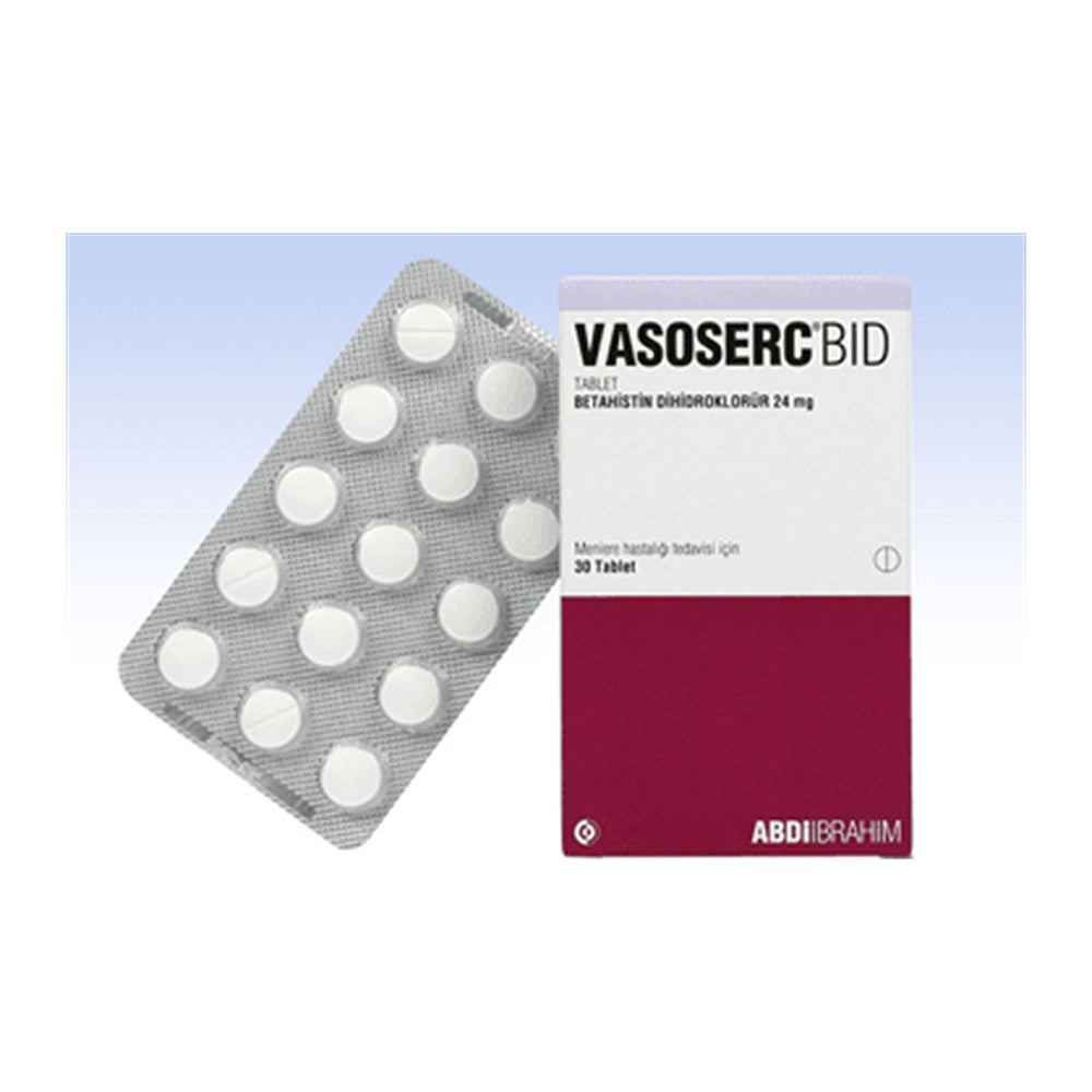 Вазосерк BID 24 mg, 30 таблетки – Vasoserc BID 24 mg, 30 tablets
