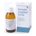 Вентолин сироп 2 mg/5 ml, 150 ml – Ventolin syrup 2 mg/5 ml, 150 ml