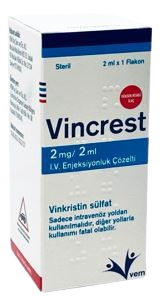 Vincrest 2 mg, 1 флакон - Turkish Medicine