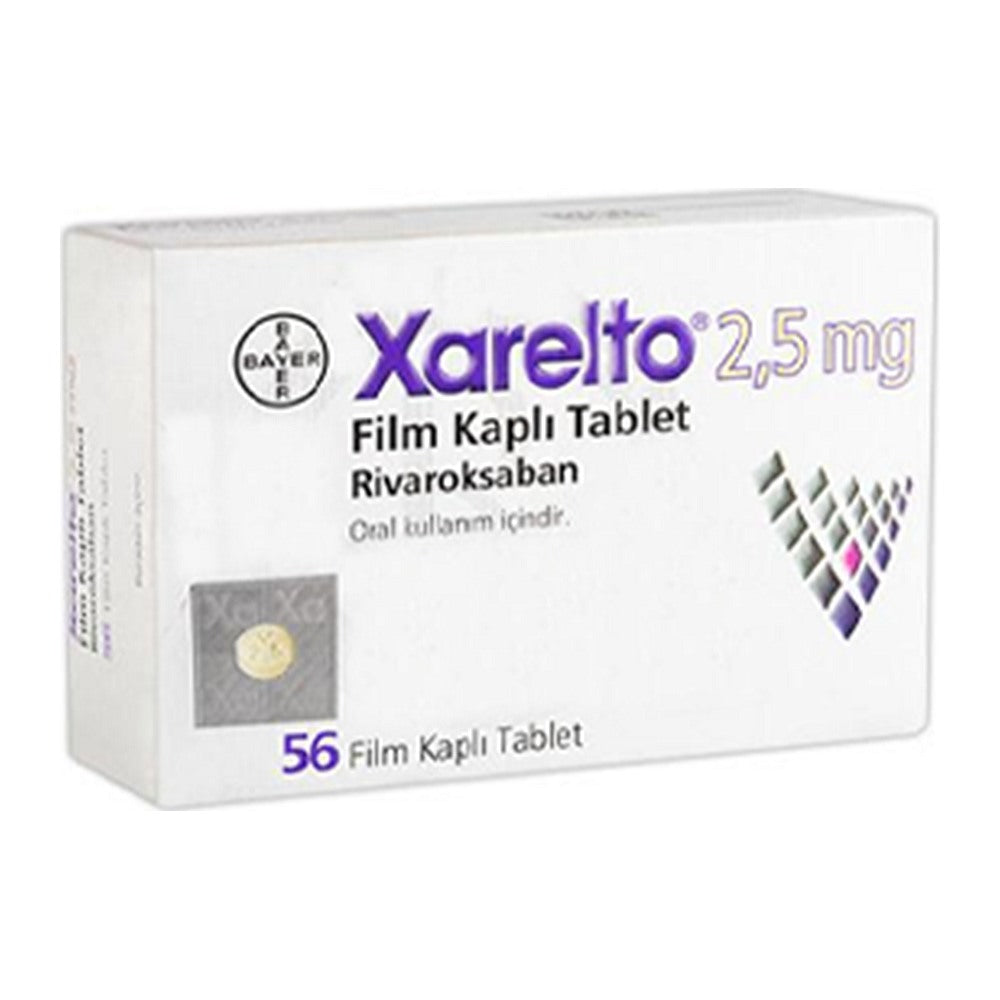 Ксарелто 2,5 mg, 56 филмирани таблетки – Xarelto 2.5 mg, 56 film-coated tablets