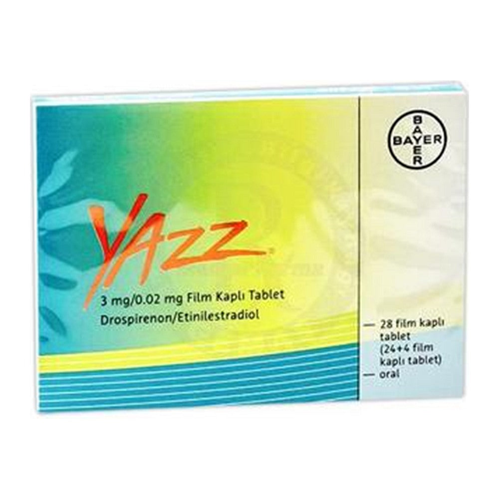 Яз 3 mg/0,02 mg, 28 филмирани таблетки – Yazz 3 mg/0.02 mg, 28 film-coated tablets