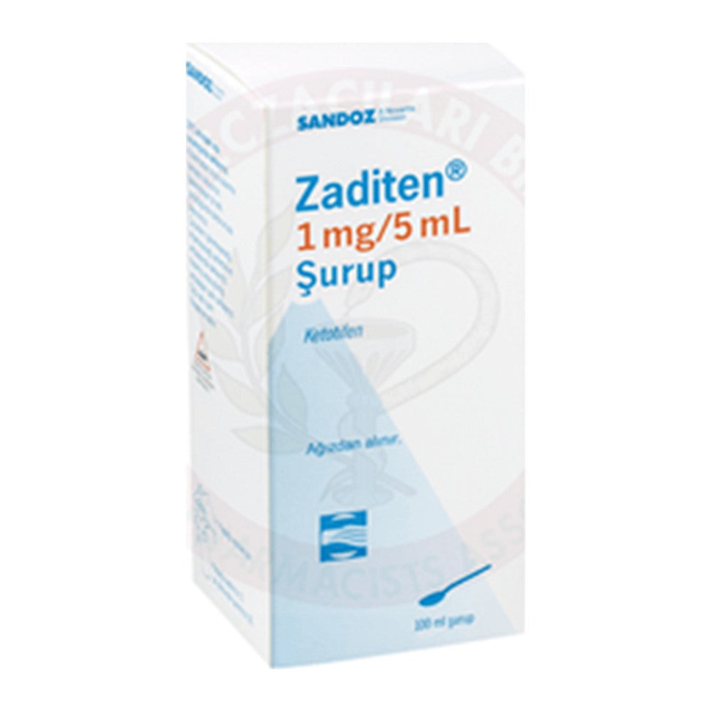 Задитен сироп 1 mg/5 ml, 100 ml – Zaditen syrup 1 mg/5 ml, 100 ml