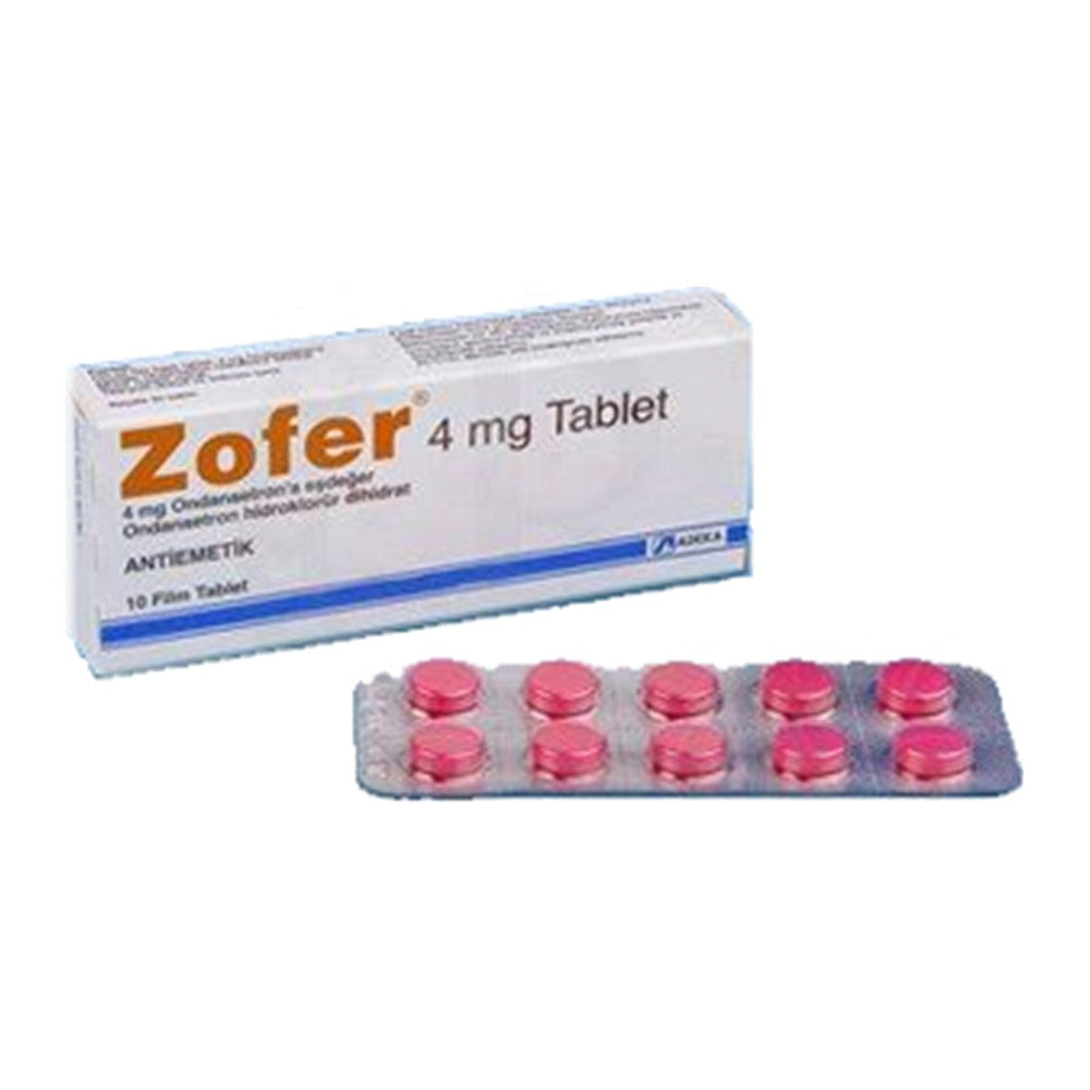 Зофер 4 mg, 10 филмирани таблетки – Zofer 4 mg, 10 film-coated tablets
