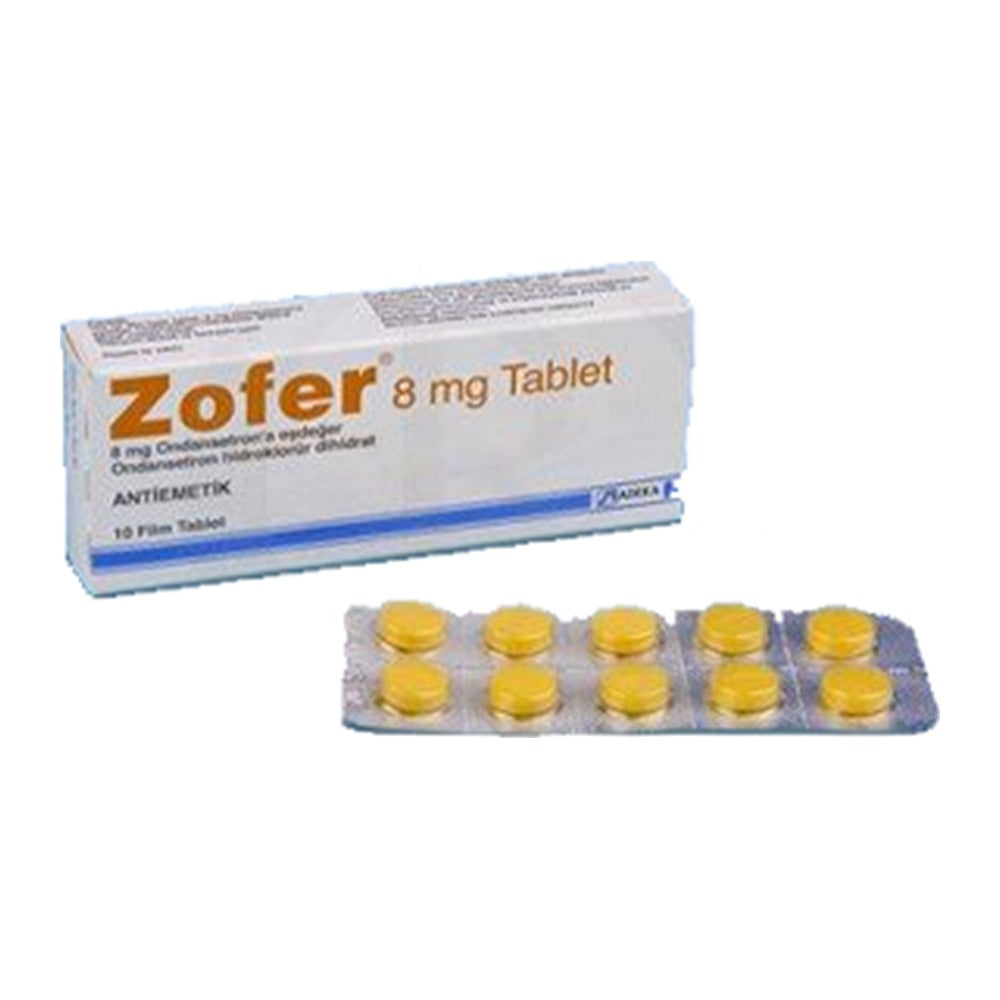 Зофер 8 mg, 10 филмирани таблетки – Zofer 8 mg, 10 film-coated tablets