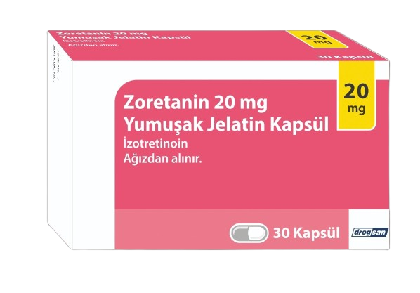 Зоретанин Изотретиноин / Zoretanin Isotretinoin 20 mg, 30 таблетки - Turkish Medicine